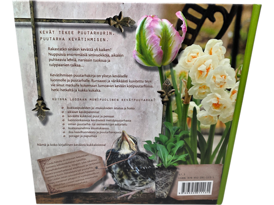 Kirja (Kevätihmisen Puutarhakirja : kukkaisunelmia kontona ja puutarhassa - Linda Peltola)