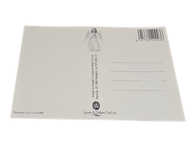 Vanha postikortti (Tyttö ja kelkka)