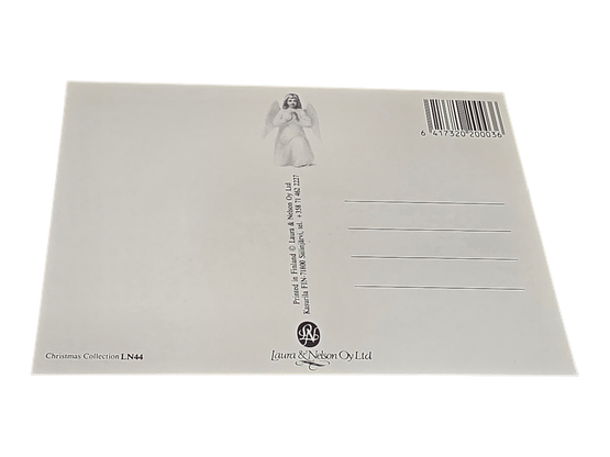 Vanha postikortti (Poika ja kelkka)