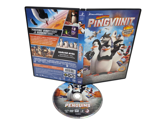 Lasten DVD -elokuva (Madagascarin Pingviinit) K7