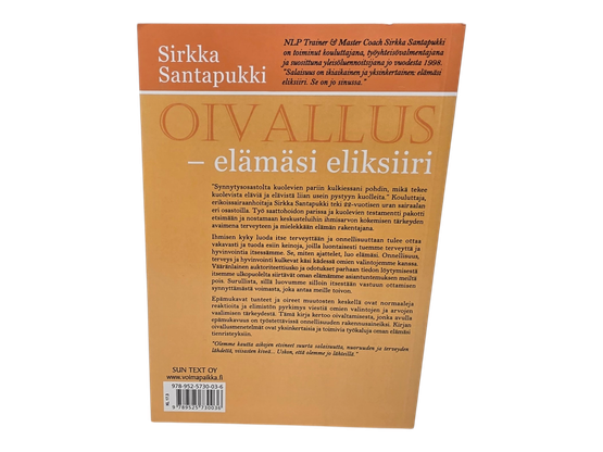 Kirja (Oivallus : elämäsi eliksiiri - Sirkka Santapukki)