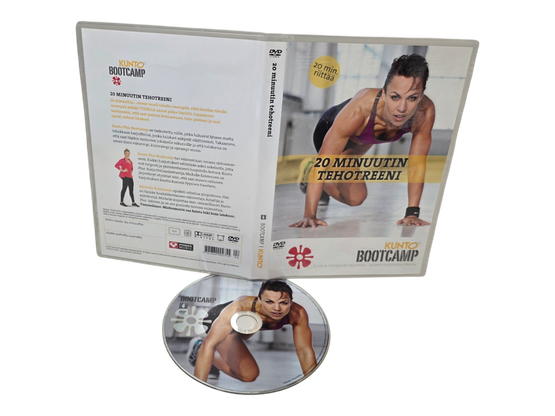 DVD -elokuva (20 minuutin tehotreeni - Kunto Bootcamp) S
