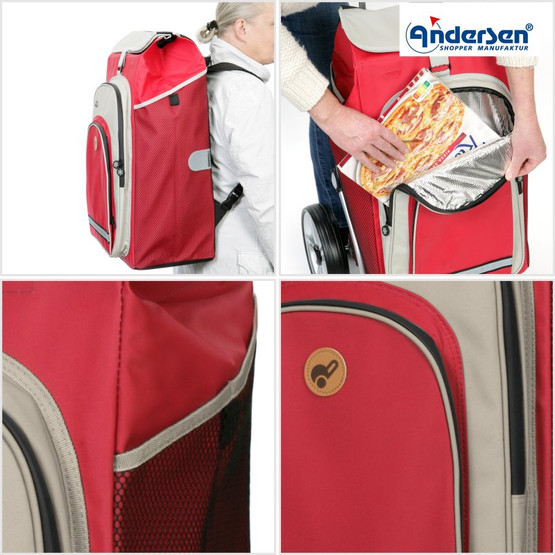 Andersen Royal Shopper Hydro 2.1, punainen 167-036-72