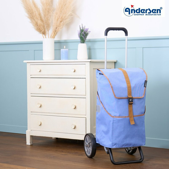 Andersen Shopper Auke, sininen ja punainen