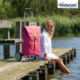 Andersen Shopper Auke, sininen ja punainen