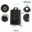 Andersen Komfort Shopper Senta 2.0 ostoskärry istuimella