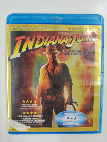 Indiana Jones Ja Kristallikallon Valtakunta (Blu-ray)