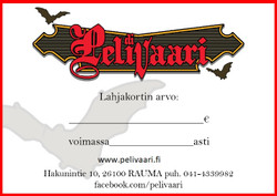 Lahjakortti 50 euroa