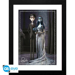 Kehystetty juliste - Corpse Bride Emily & Victor