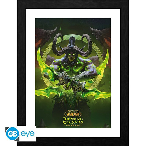 Kehystetty juliste - WoW TBC Illidan Stormrage