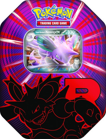 Pokemon TCG: Team Rocket Tin (Team Rockets Nidoking ex)