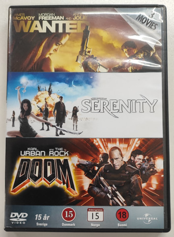 Wanted / Serenity / Doom (DVD)