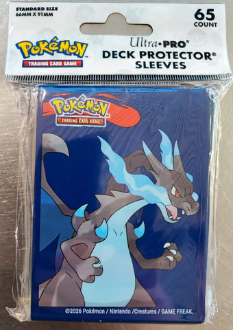 Pokemon TCG: Deck Protector Sleeves - Mega Charizard X (65kpl)