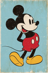 Juliste 91,5cm x 61cm: Mickey Mouse Retro