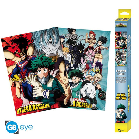 Minijuliste 2-pack - My Hero Academia 52cm x 38cm