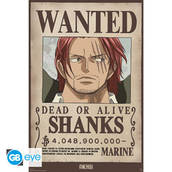 ONE PIECE - Juliste 91.5x61 - Wanted Shanks Wano