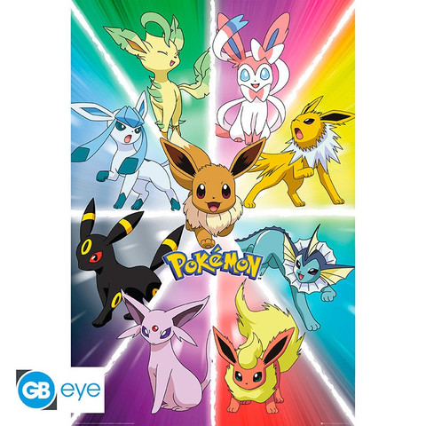 POKEMON - Juliste 91.5x61 - Eevee Evolution