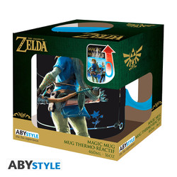 Väriä vaihtava muki - Zelda Breath of the Wild 460ml