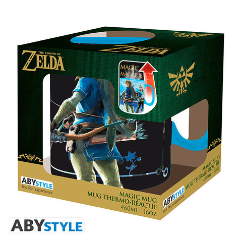 Väriä vaihtava muki - Zelda Breath of the Wild 460ml