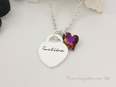 SYDÄNLAATTA OMALLA NIMELLÄ