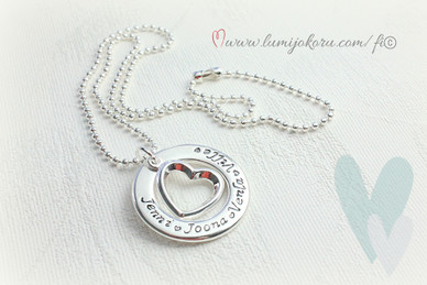 TEKSTIRIIPUS SYDÄNRIIPUKSELLA