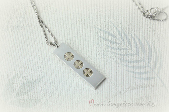 Elis Kauppi riipus hopeaa