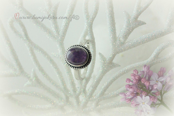 Kivisormus hopea 18mm