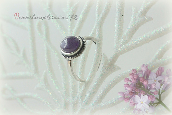 Kivisormus hopea 18mm