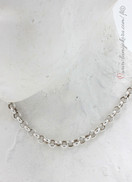 Paksu hopeinen kaulaketju 45CM 