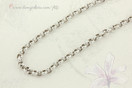 Paksu hopeinen kaulaketju 45CM 