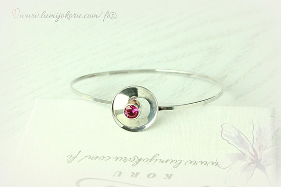 Siro rannekoru hopeaa