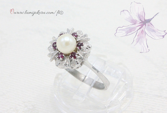 Helmisormus hopeaa 19mm