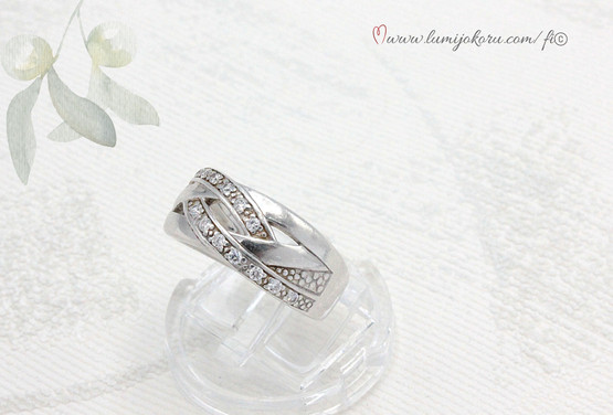 Leveä hopeasormus 18mm