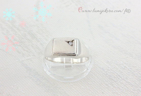 Miesten kantasormus 20,5mm