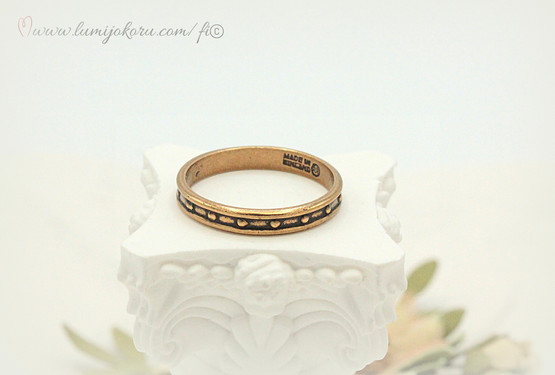 Kalevala koru Räisälän  sormus pronssi 18mm