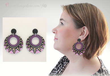 Isot pyöreät korvakorut