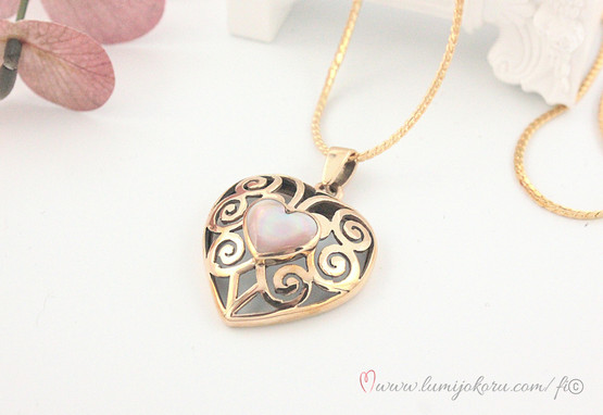 Sydänriipus pronssia