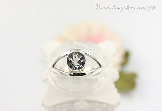 Sormus 18,75mm hopeaa