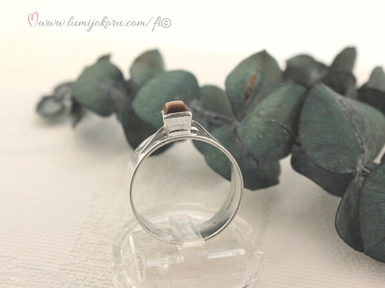 Sormus 18,25mm hopeaa