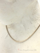 Hopeinen verkkoketju 45cm