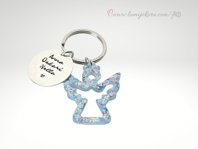 SUOJELUSENKELI AVAIMENPERÄ TEKSTILAATALLA