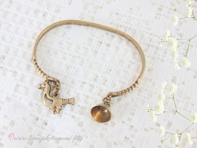 Kalevala koru Lintunen rannekoru pronssi