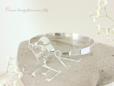 Salovaara rannekoru hopeaa v.1967