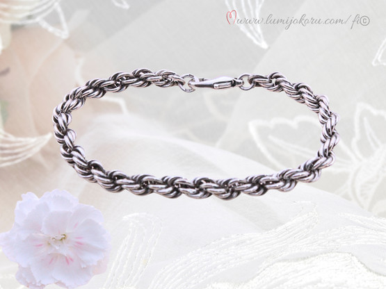 Rannekoru paksu kierreketju