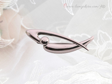 Salovaara rintakoru hopeaa