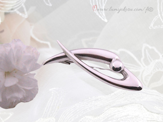 Salovaara rintakoru hopeaa