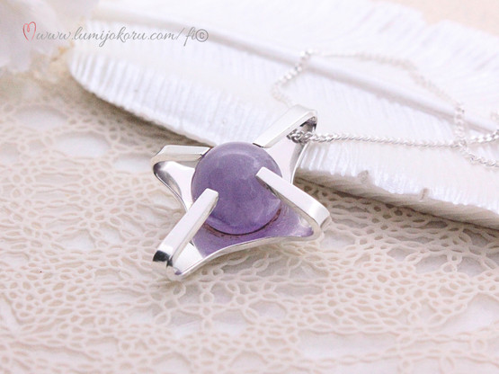 Elis Kauppi riipus ametistilla v.1963