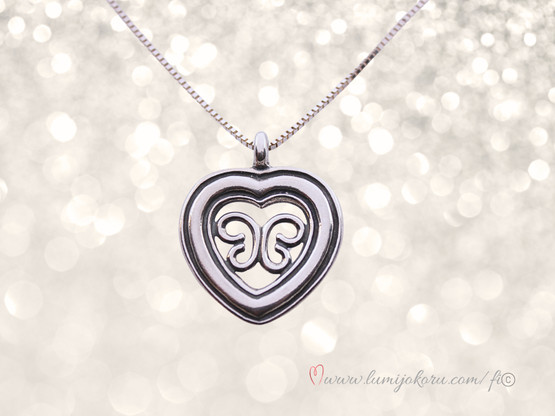 Kalevala koru Utajärven sydän hopea