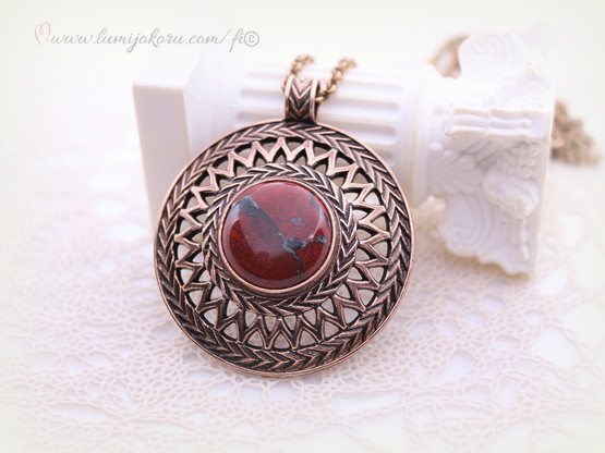 Kalevala koru Uskelan riipus pronssi