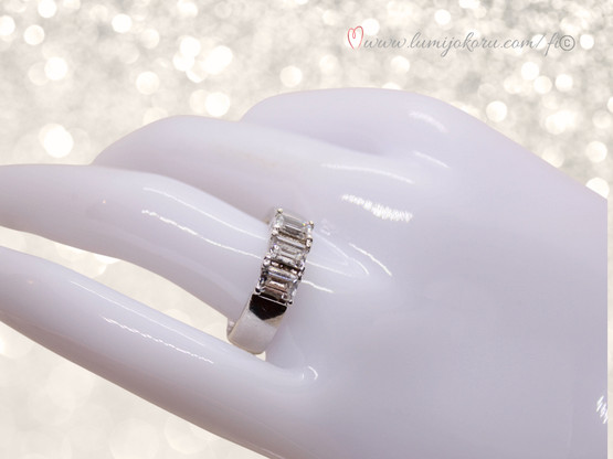 Sormus 16,5mm hopeaa